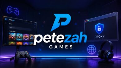 PeteZah Games browser game library interface