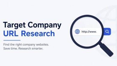 Target Company URL Research