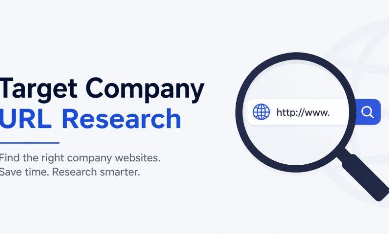 Target Company URL Research