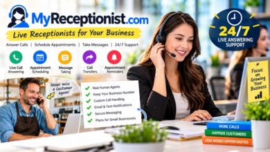 MyReceptionist.com virtual receptionist service overview