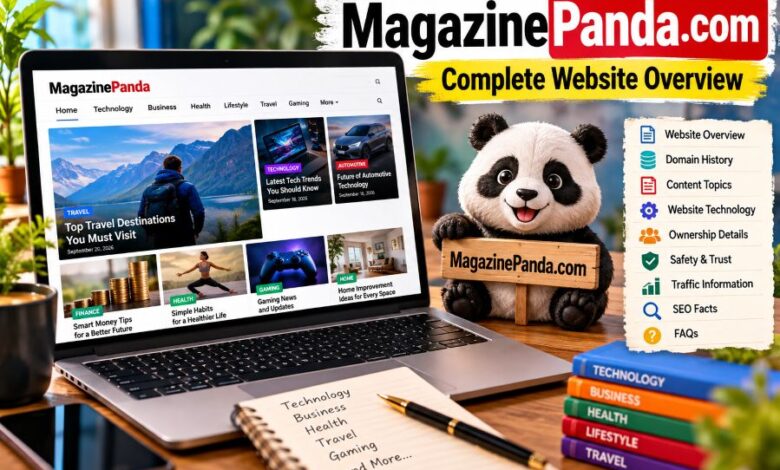 MagazinePanda.com website overview