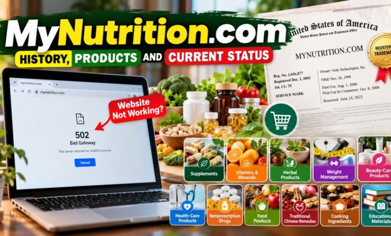 MyNutrition.com nutrition website overview