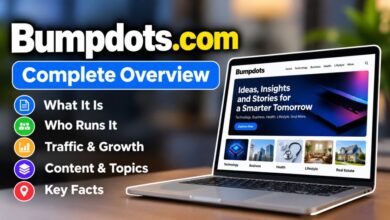Bumpdots.com digital publication website overview