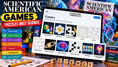 ScientificAmerican.com Games puzzle section overview