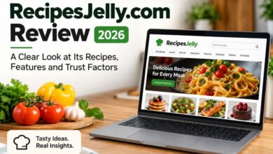 RecipesJelly.com recipe website review 2026