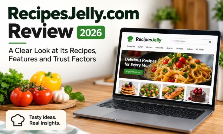 RecipesJelly.com recipe website review 2026