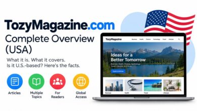 TozyMagazine.com USA website overview