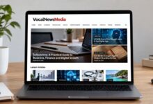 VocalNewsMedia.com website overview