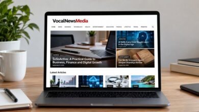 VocalNewsMedia.com website overview
