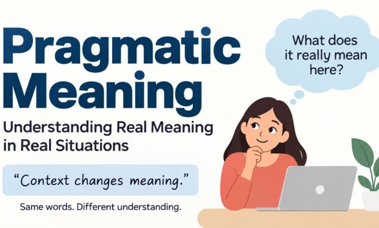 Pragmatic meaning definition and examples