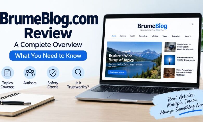 BrumeBlog.com review and website overview 2026
