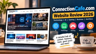 ConnectionCafe.com technology website overview and review 2026