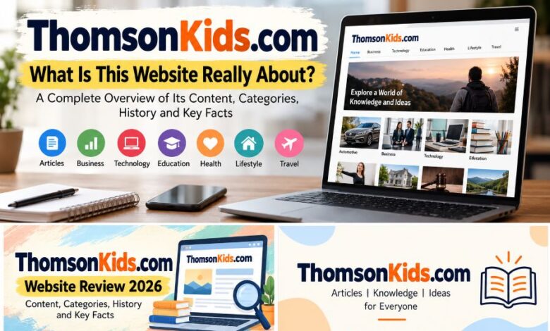 ThomsonKids.com website overview and content review 2026