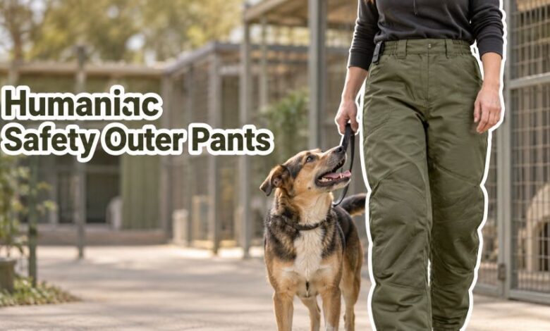 Humaniac Safety Outer Pants for animal handling protection