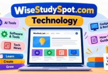 WiseStudySpot .com Technology website overview covering AI tools and software