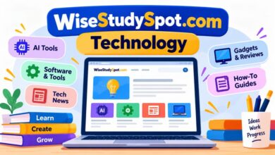WiseStudySpot .com Technology website overview covering AI tools and software