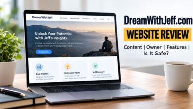 DreamWithJeff.com website review covering motivation, content, ownership, and safety