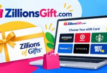 ZillionsGift.com gift card redemption website and digital gift card options